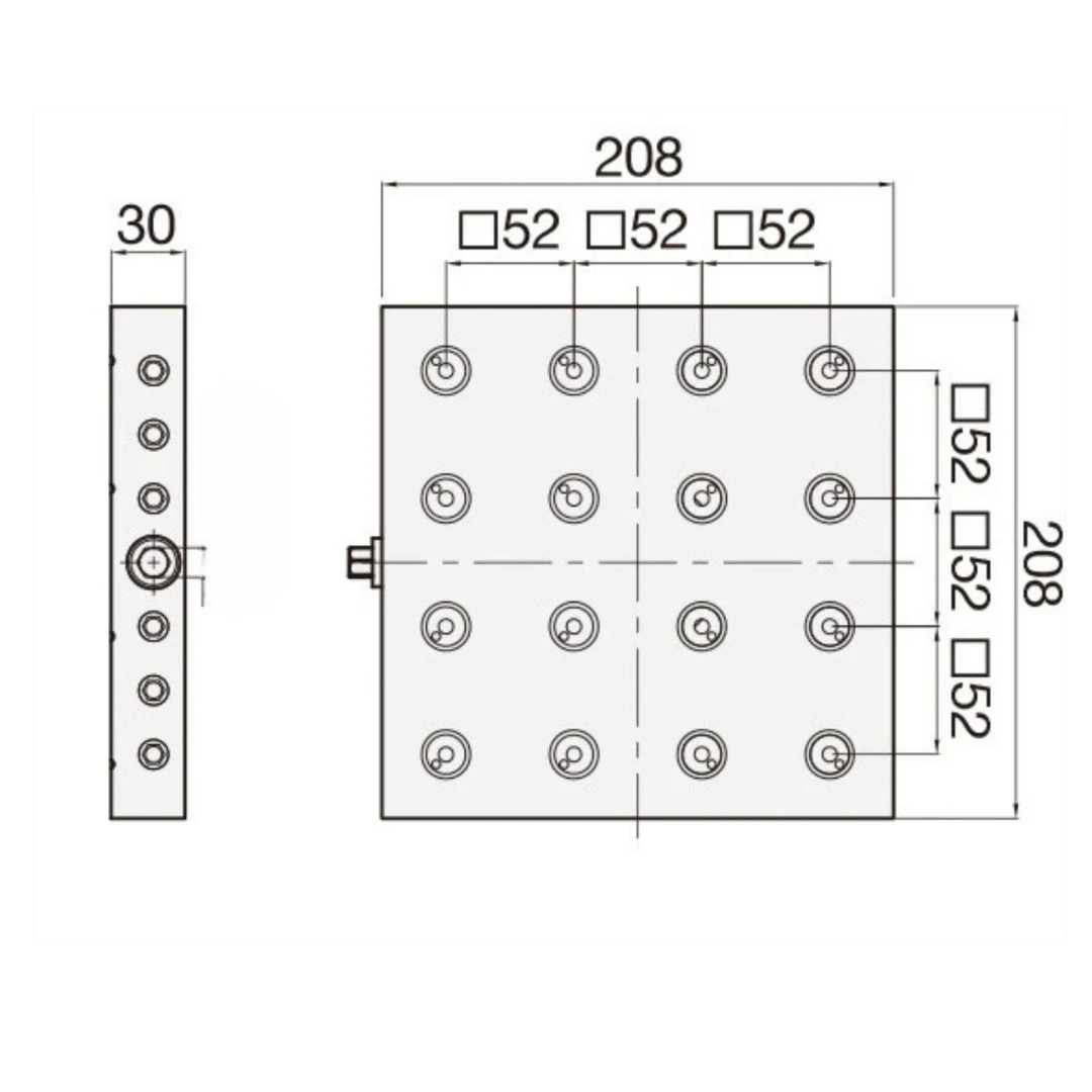 PN-D200 Rectangular Multiple Plate / Grill Plate - Görsel 2