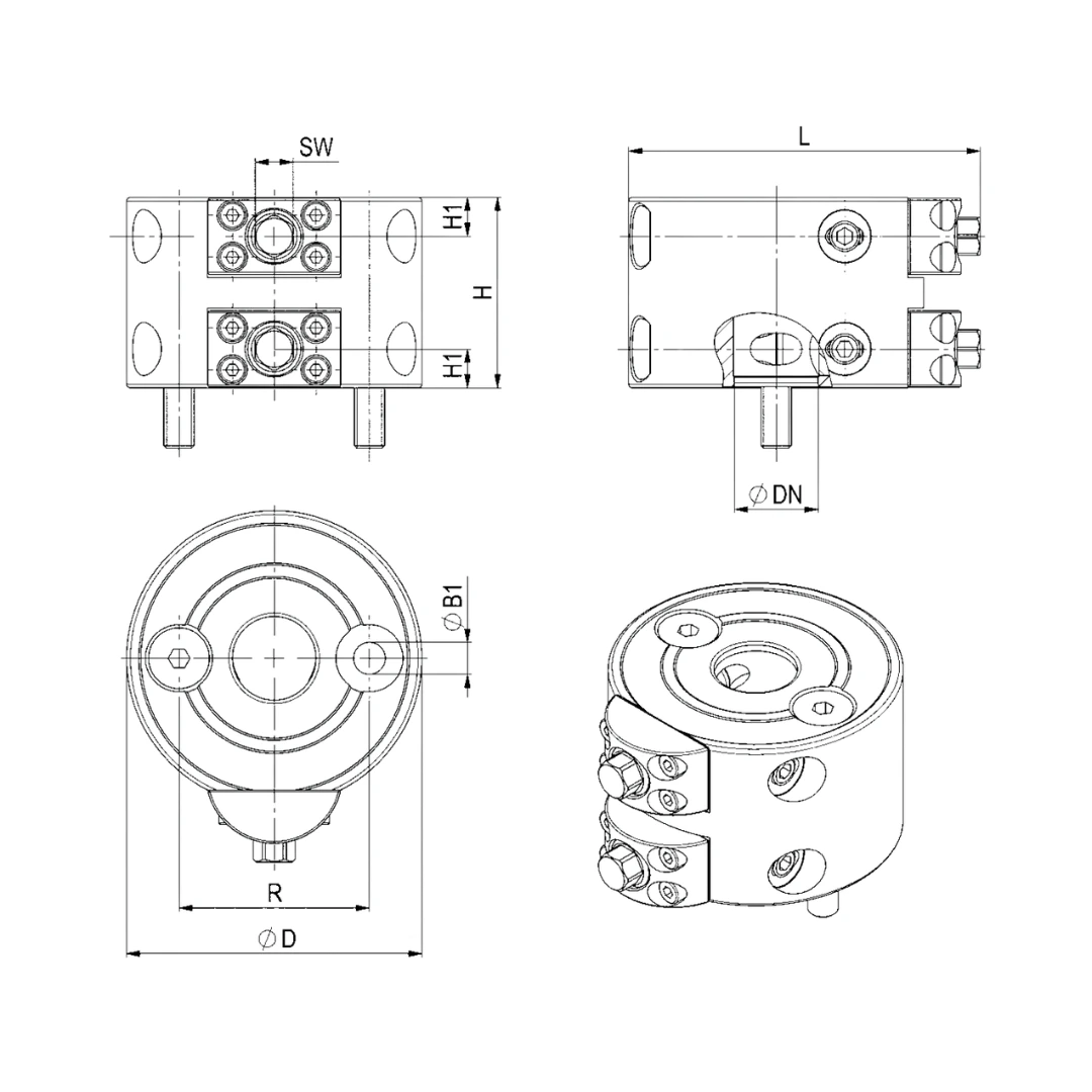 TSP-110 Double Modular Clamp Sistem - Görsel 2