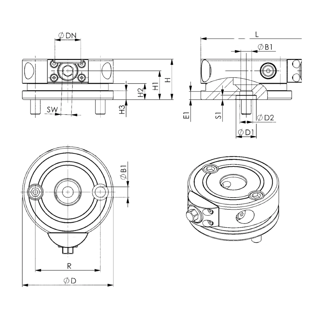 TS-110 Mechanical Zero Clamp Sistem - Görsel 2